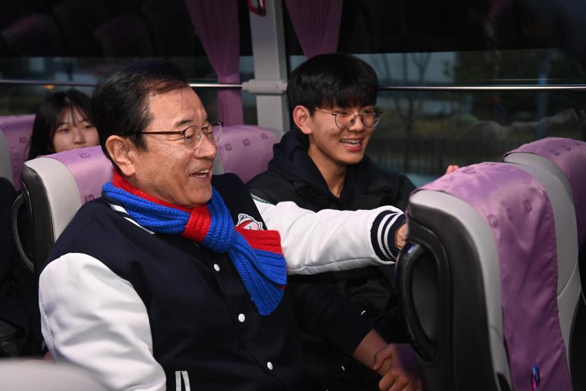 이현재 하남시장 통학 순환버스 시승 점검 의 사진3