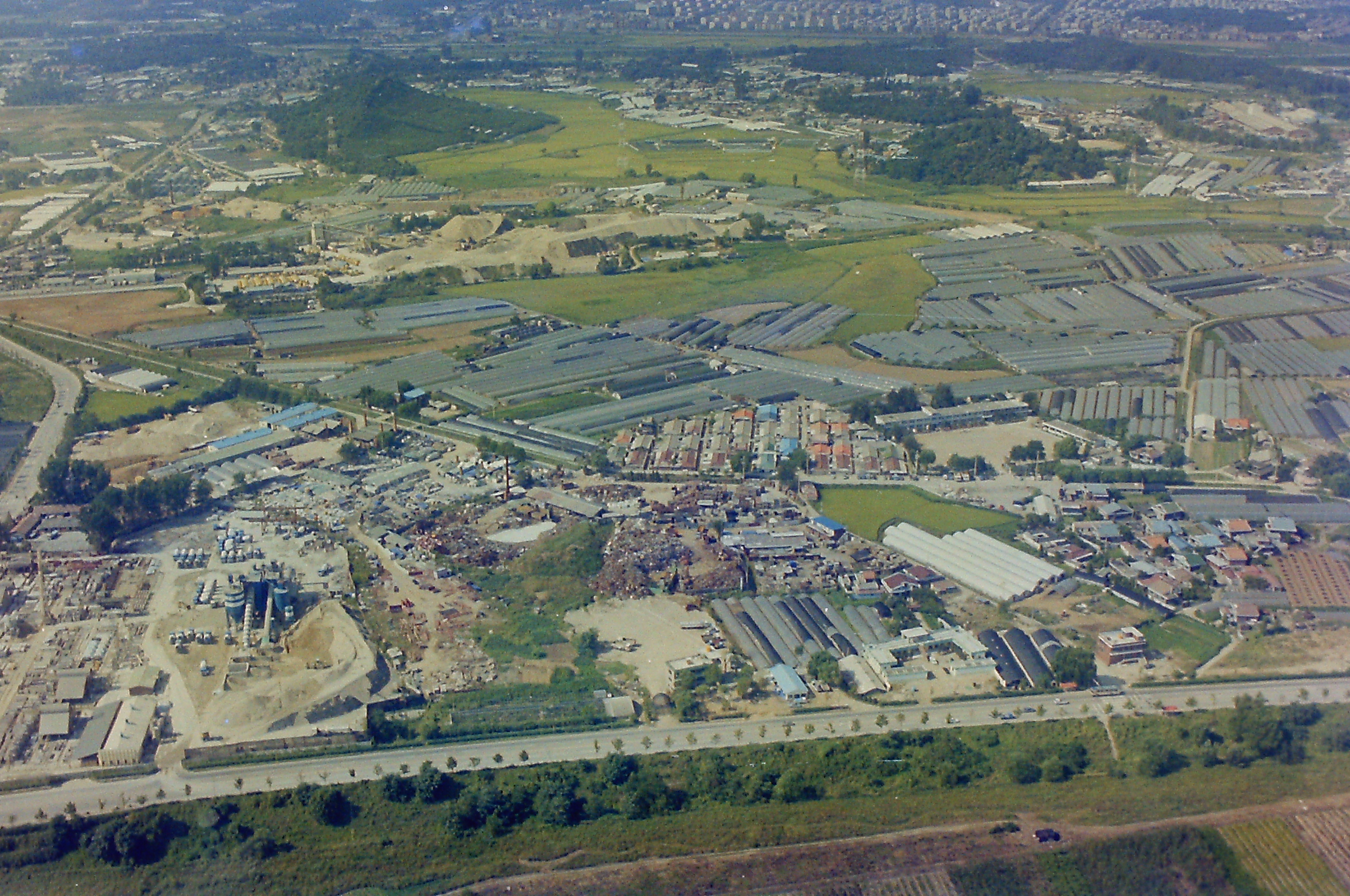 93년도 미사지구 항공사진