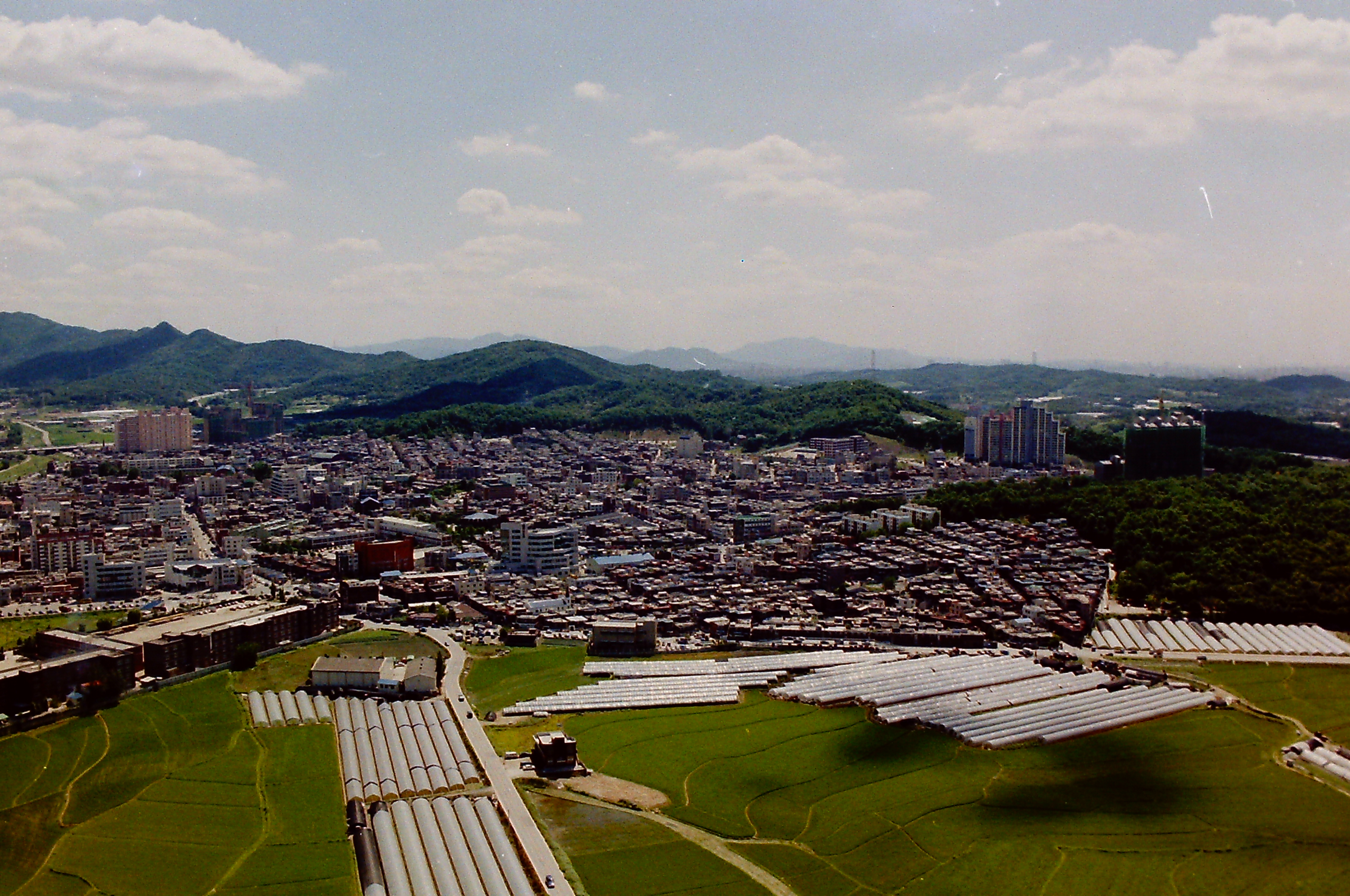 99년 덕풍동 구시가자 전경