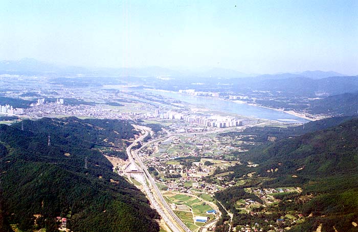 하남시 관내 항공사진