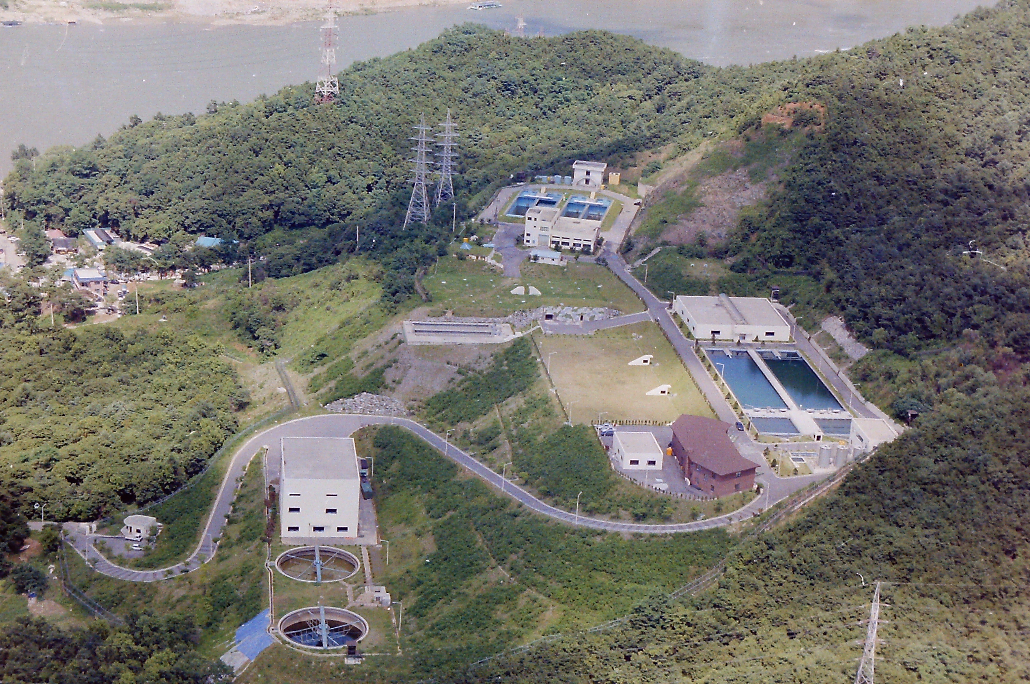 2000년도 정수장 전경