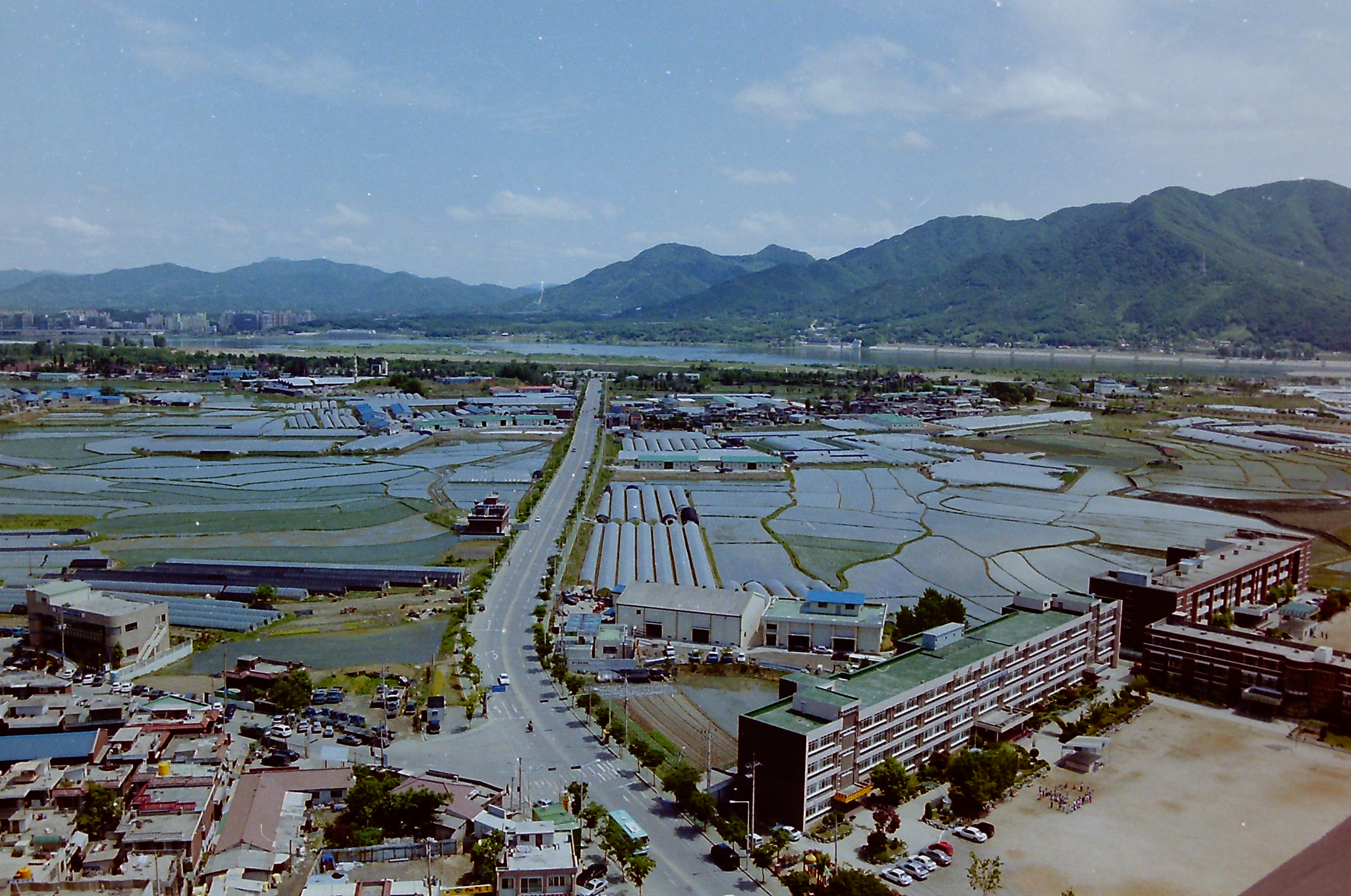 2001년 풍산지구 전경