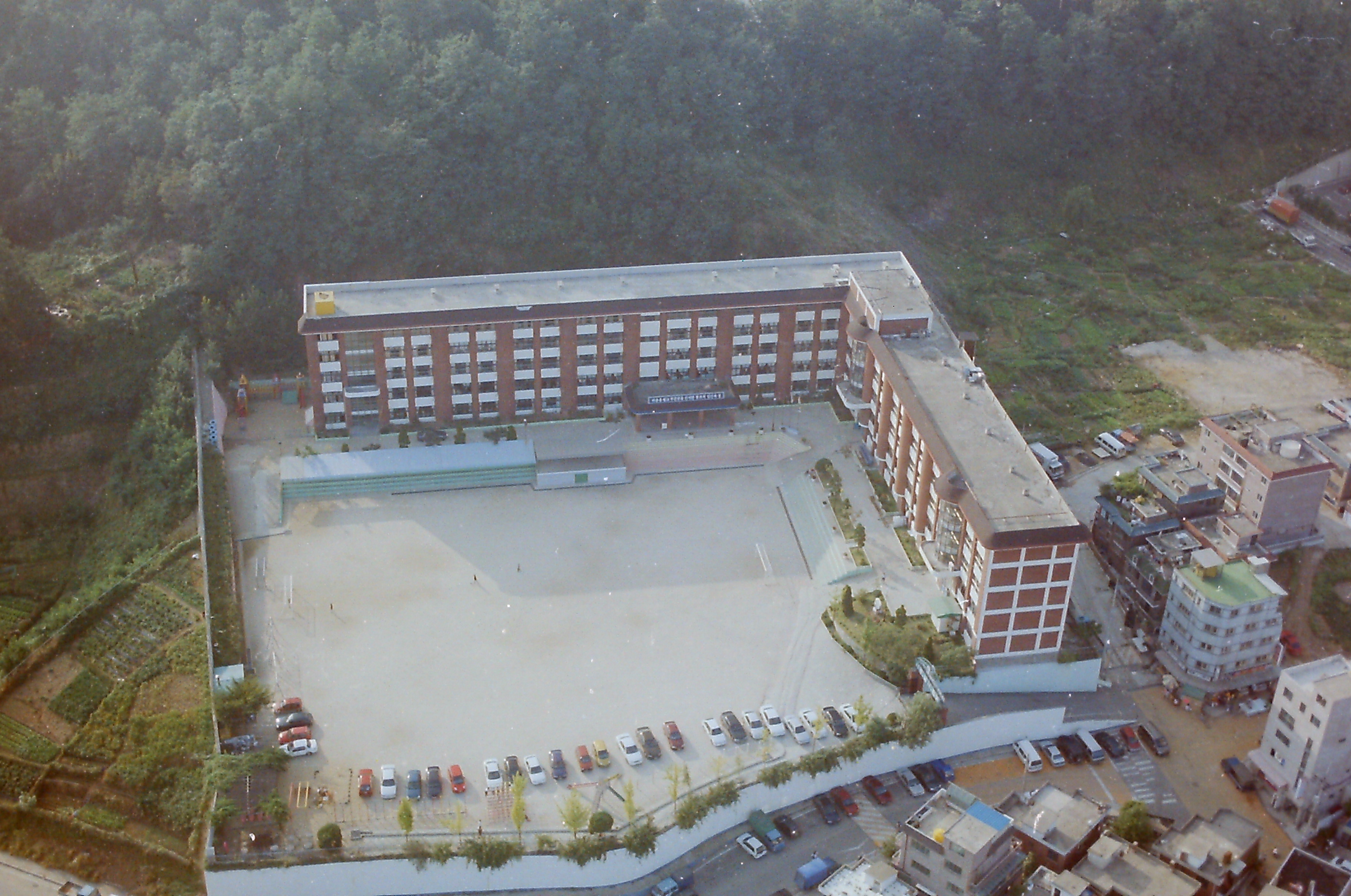2001년 덕풍초등학교 전경