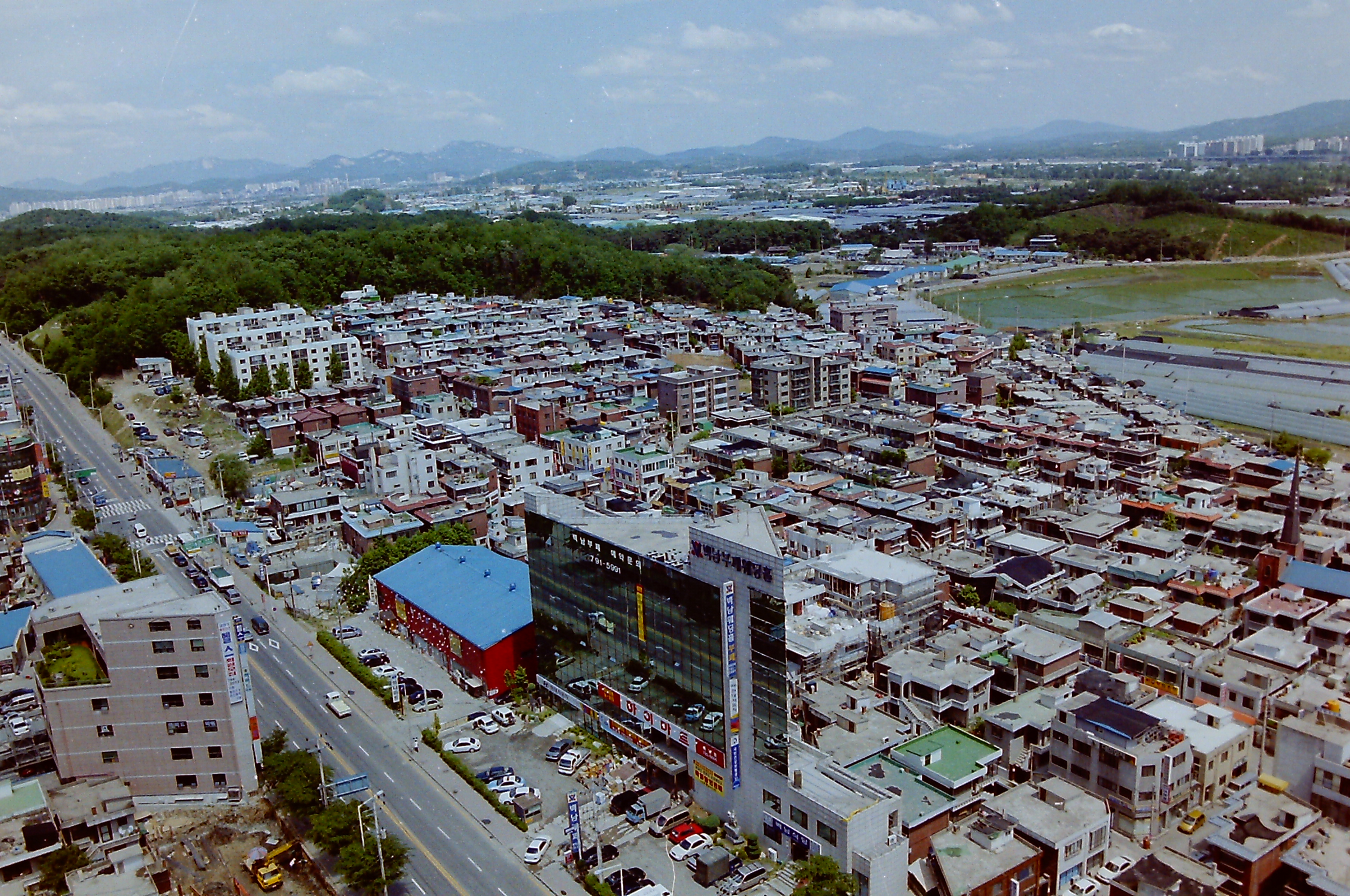 2001년 덕풍동 주거지