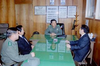 인근부대 55사단장 예방