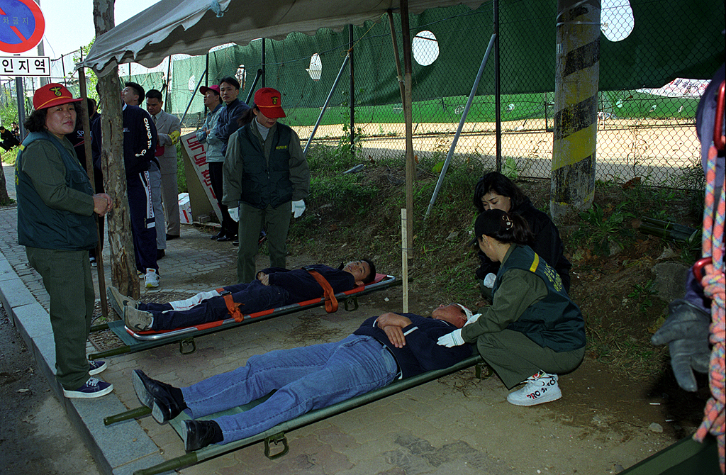 소방서 응급구조 훈련