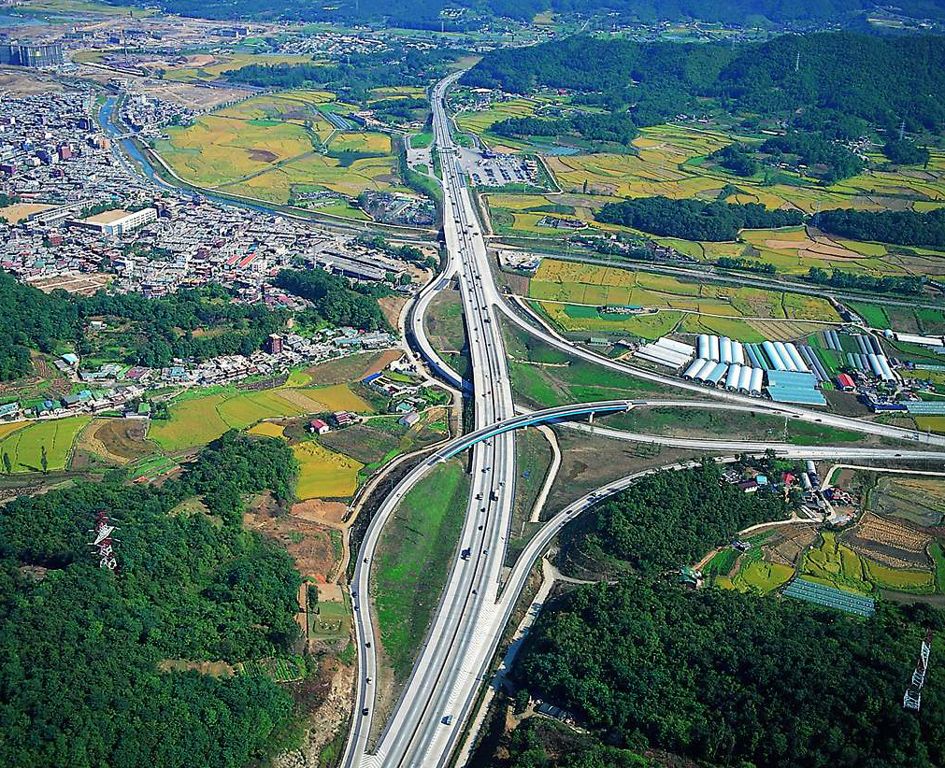 하남시 인근 고속도로