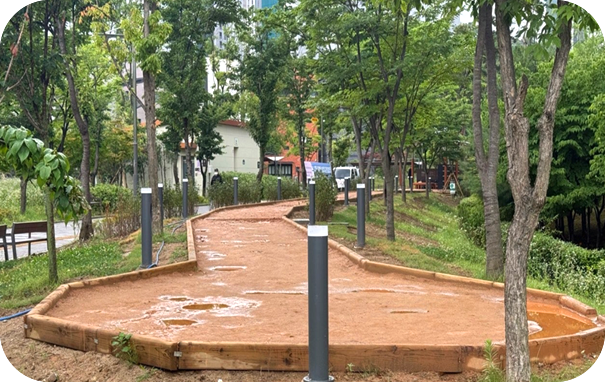 세미근린공원 황톳길 