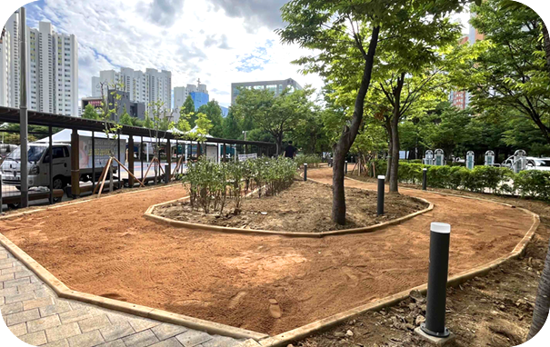 신평어린이공원 황톳길 