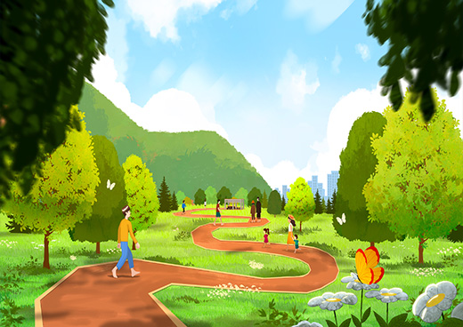 황토산책길 이미지